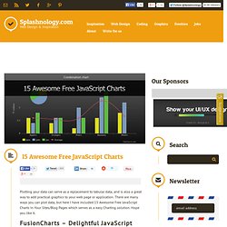 15 Awesome Free JavaScript Charts / JavaScripts / SPLASHnology -