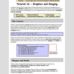 JavaScript Tutorial 16 - Graphics and Imaging