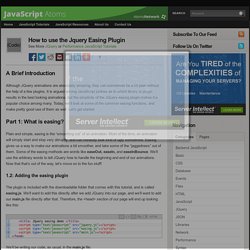 How to use the Jquery Easing Plugin - JavaScript Atoms
