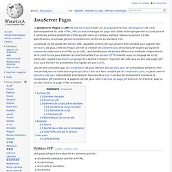 JavaServer Pages