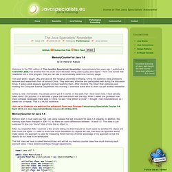 [JavaSpecialists 078] - MemoryCounter for Java 1.4