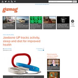 Jawbone UP tracks activity, sleep and diet for improved health