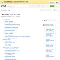 ExamplesEmailSettings · jay0lee/GAM Wiki
