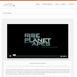 Hansen – Portfolio SiteRise of the Planet of the Apes