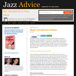 Jazz Ear Training - Master Your Intervals in 28 Days