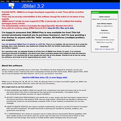 JBMail 3.2 - Compact and portable secure e-mail client