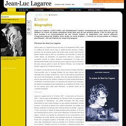 Jean-Luc Lagarce - L'auteur