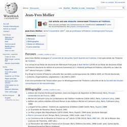 Jean-Yves Mollier