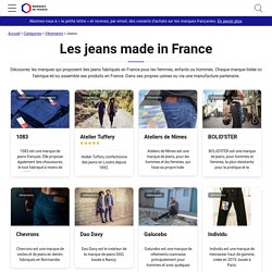 Document 3 Les jeans made in France (jeans français) - Marques de France