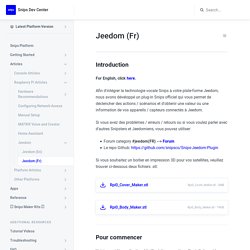 Jeedom (Fr) - Snips Dev Center