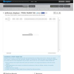 Jefferson Airplane - White Rabbit Guitar Tab