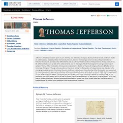 Legacy - Thomas Jefferson