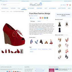 Mod Retro Vintage Wedges