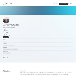 Jeffrey Cooper - Sound Engineer