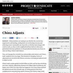 "China Adjusts" by Jeffrey Frankel