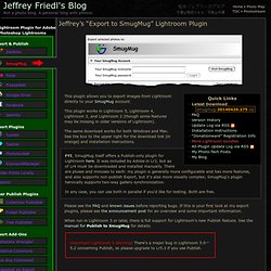 JF - Export to SmugMug