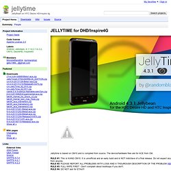 jellytime - JellyBean on HTC Desire HD/Inspire 4g