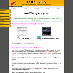 JEMAF - Note Worthy Composer