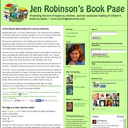 Jen Robinson's Book Page