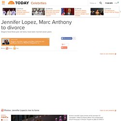 Jennifer Lopez, Marc Anthony to divorce - Entertainment - Celebrities