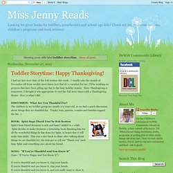 Miss Jenny Reads: toddler storytime