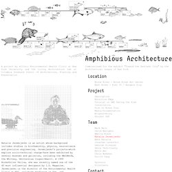 Natalie Jeremijenko « Amphibious Architecture