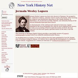 Jermain Wesley Loguen - New York History Net
