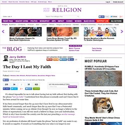 Jerry DeWitt: The Day I Lost My Faith