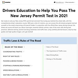 New Jersey Drivers Education - FREE NJ DMV Permit Test Prep 2021