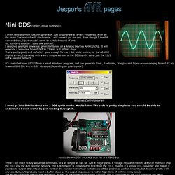 Jesper's AVR pages - MiniDDS