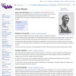 Jesse Owens, un athlete victilme de racislme