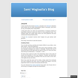 Sami Wagiaalla's Blog