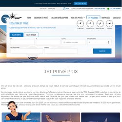 Les prix d'un Jet Privé ✈