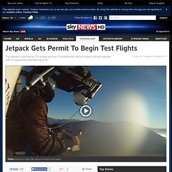 Jetpack Gets Permit To Begin Test Flights