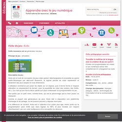 Apprendre avec le Jeu Numérique