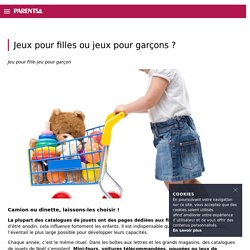 Jeu pour fille-jeu pour garçon - PARENTS.fr