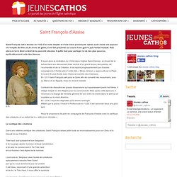 Jeunes Cathos » Saint François d’Assise