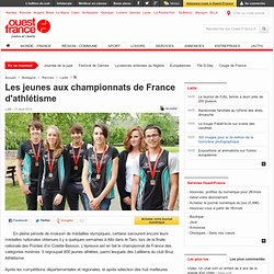 Les jeunes aux championnats de France d'athlétisme