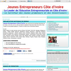 Jeunes Entrepreneurs Côte d'Ivoire