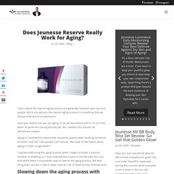 Does Jeunesse Reserve Really Work for Aging? - J Webstore