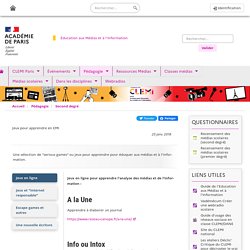 Jeux pour apprendre en EMI