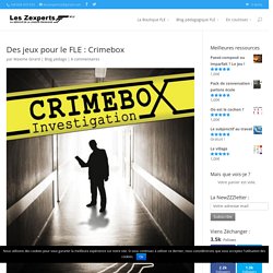 Des jeux pour le FLE : Crimebox