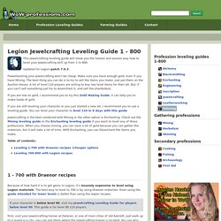 WoW Jewelcrafting Guide 1-450 | Jewelcrafting Leveling Guide