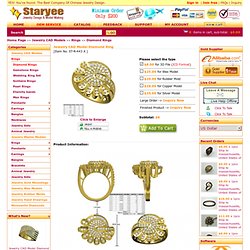 Jewelry CAD Model Diamond Ring - ST-R-443 A