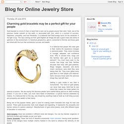 Charming gold bracelets