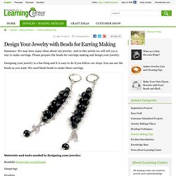 Design Your Jewelry with Beads for Earring Making