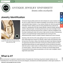 Jewelry Identification - AJU