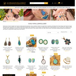 Gold Opal Jewelry. The #1 Leading and Largest Opal Jeweler online. Direct source for genuine Gold Australian Opal Jewelry