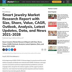 Smart Jewelry Market Research Report with Size, Share, Value, CAGR, Outlook, Analysis, Latest Updates, Data, and News 2021-2028