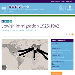 Jewish Immigration 1926-1942